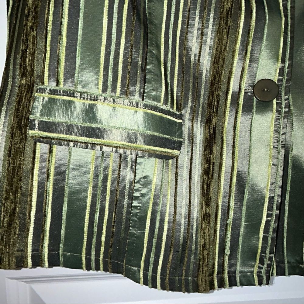 Canda C&A Button Front Ribbed Textured Blazer Jacket - Picture 3 of 6